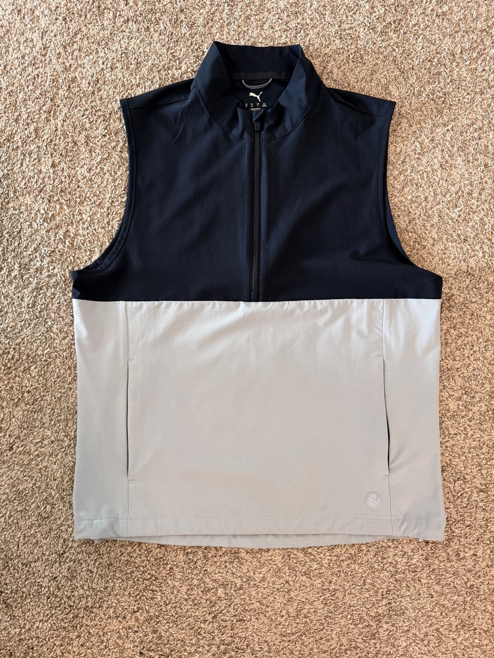 Puma Ripguard Half-Zip Golf Vests Size Medium